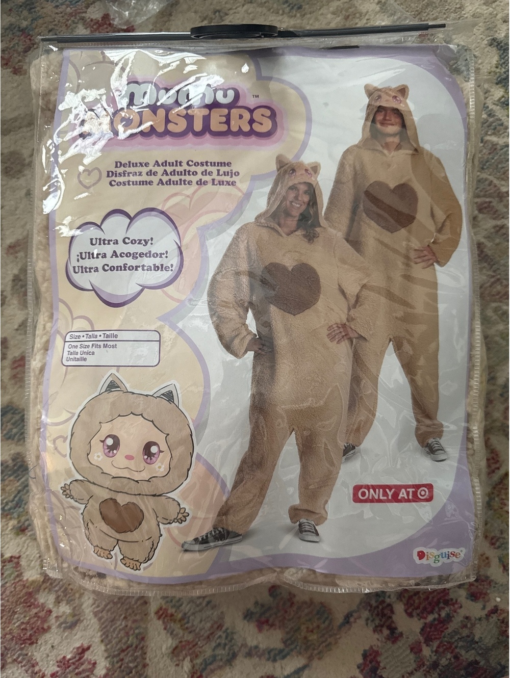 Deluxe Adult Cozy Brown Bear Monster Costume Size Medium